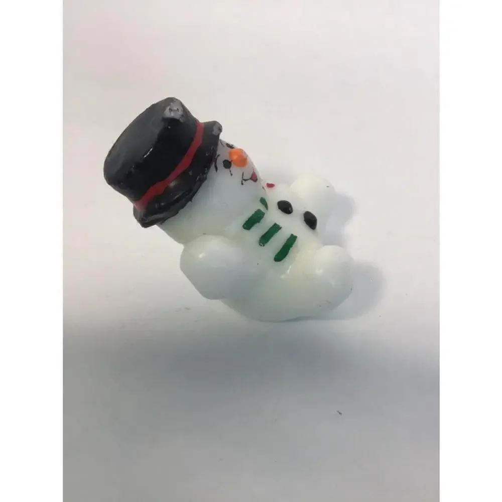 Vintage Snowman Candles set of 3